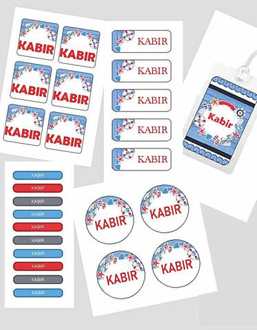 Assorted Waterproof Labels - Sailor Theme Chatterbox Labels