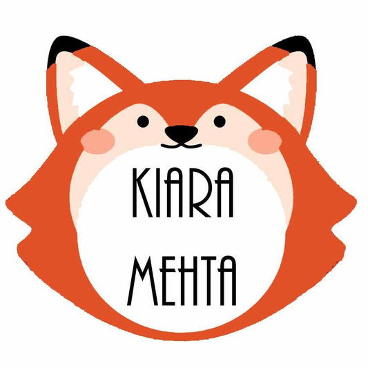 Waterproof Personalised Custom Shape Stickers - Fox Shape - Set of 25 - Chatterbox Labels - Design Labels & Stickers
