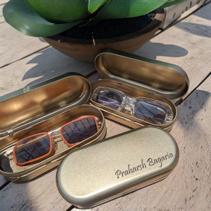 Personalised Tin Case for Sunglasses - Chatterbox Labels - Sunglass Case