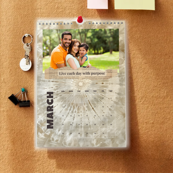 Personalised Photo Calendar Chatterbox Labels