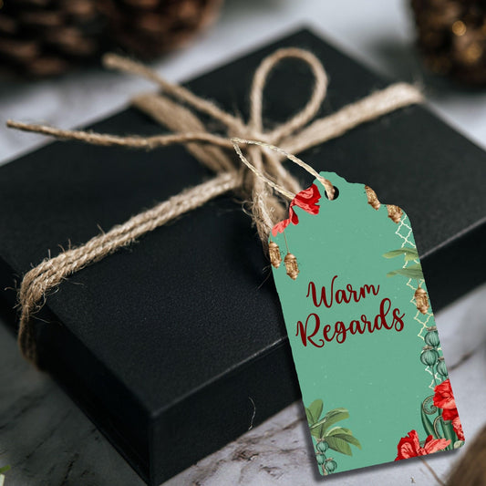 Premium Personalised Gift Tags - Teal Beauty - Set of 15 - Chatterbox Labels - Gift Tags