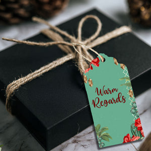 Premium Personalised Gift Tags - Teal Beauty - Set of 15 Chatterbox Labels