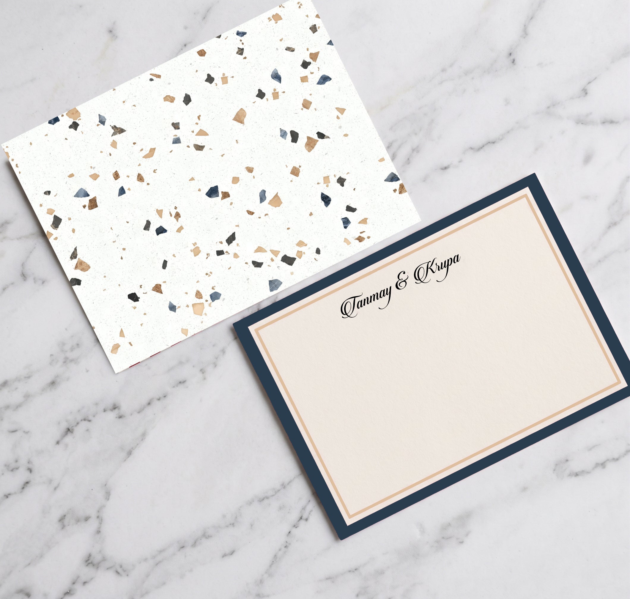 Personalised Note Cards With Envelopes - Pebble Play