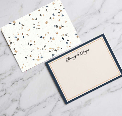 Personalised Note Cards With Envelopes - Pebble Play - Chatterbox Labels - Notecards