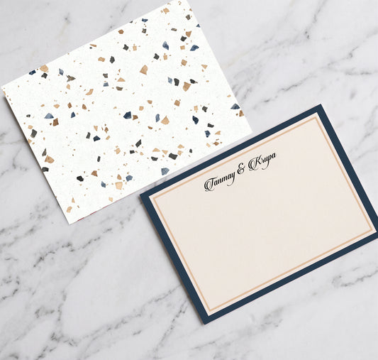 Personalised Note Cards With Envelopes - Pebble Play - Chatterbox Labels - Notecards