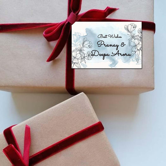Gift tags / Gift Stickers - Serene Petals - Chatterbox Labels - Gift Tags
