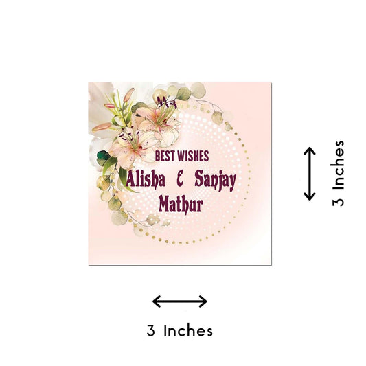 Gift tags / Gift Stickers - Hibiscus Glow - Chatterbox Labels - Gift Tags