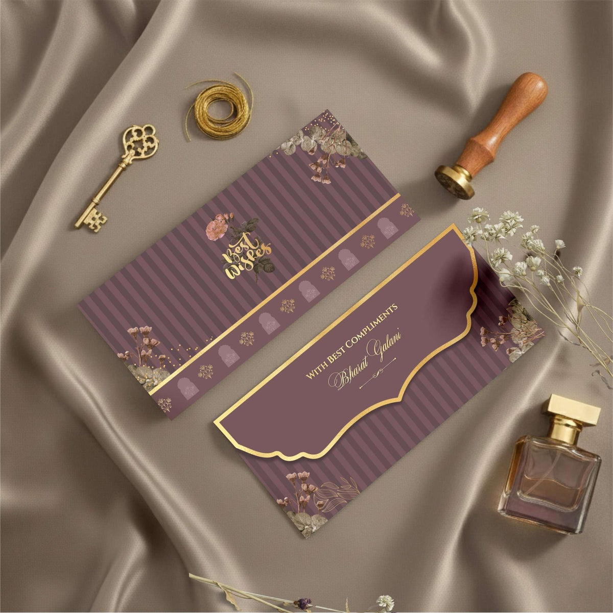 Luxe Gold Foil Money Envelopes - Aesthetic Rose - Chatterbox Labels - Luxe Envelopes