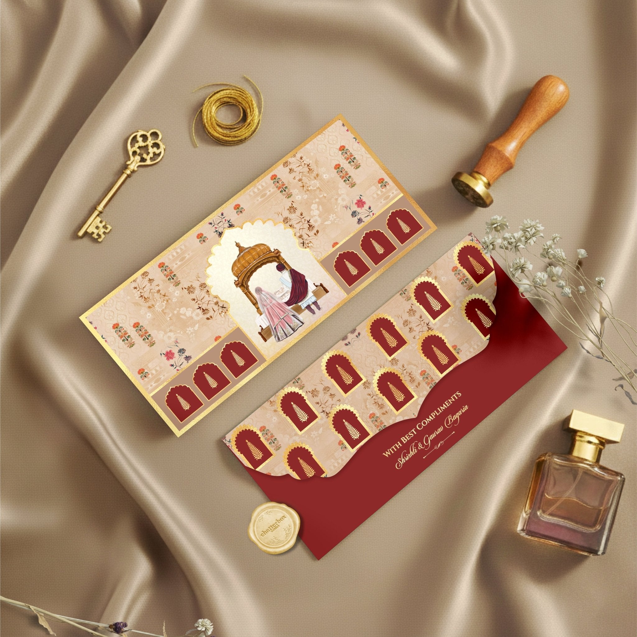 Luxe Gold Foil Money Envelopes - The Blissful Union - Chatterbox Labels - Luxe Envelopes