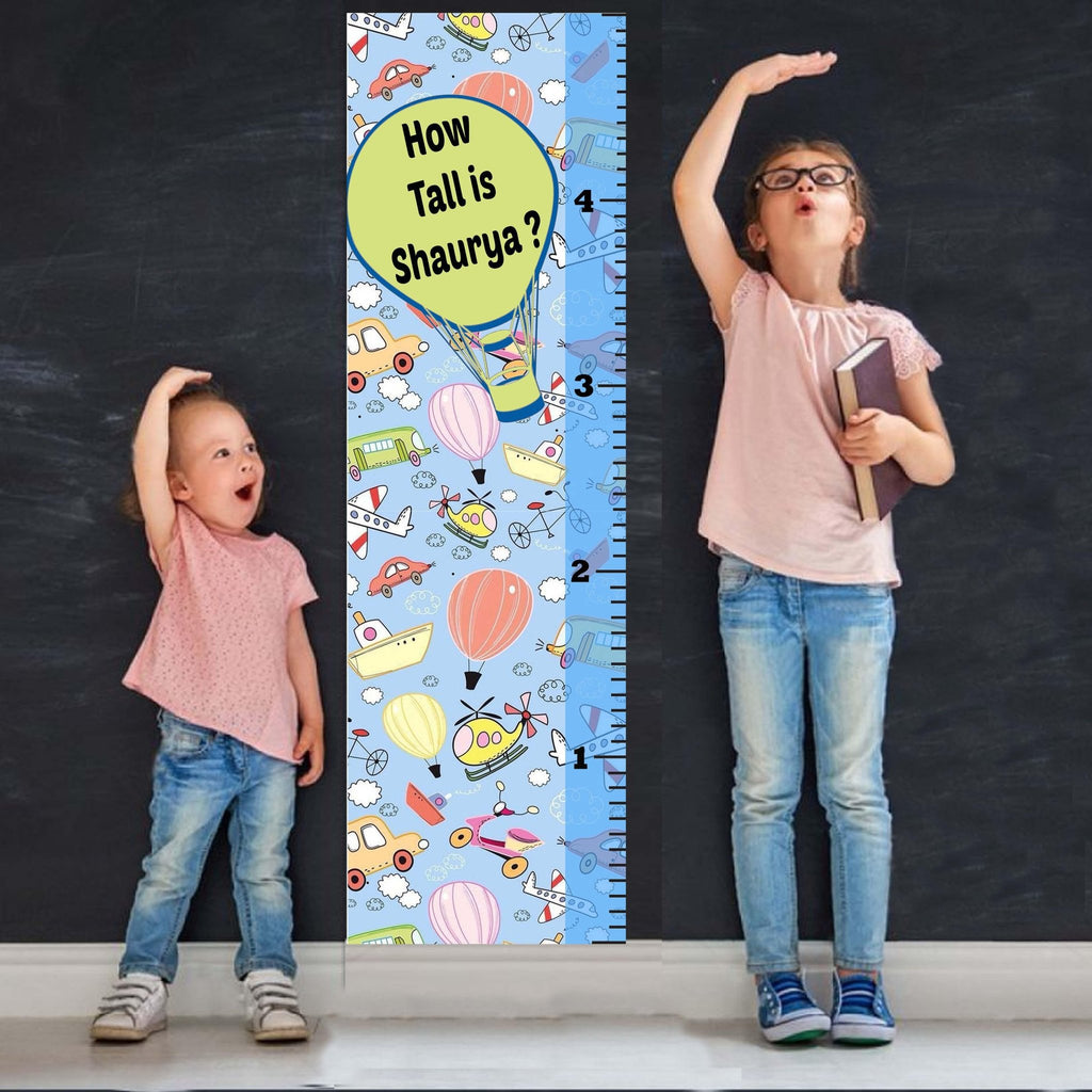 Personalized Height Growth Chart Chatterbox Labels