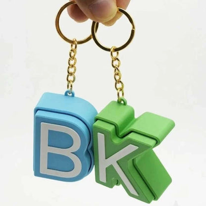 Personalised Initial Clicker Keychain - Chatterbox Labels-Keychain