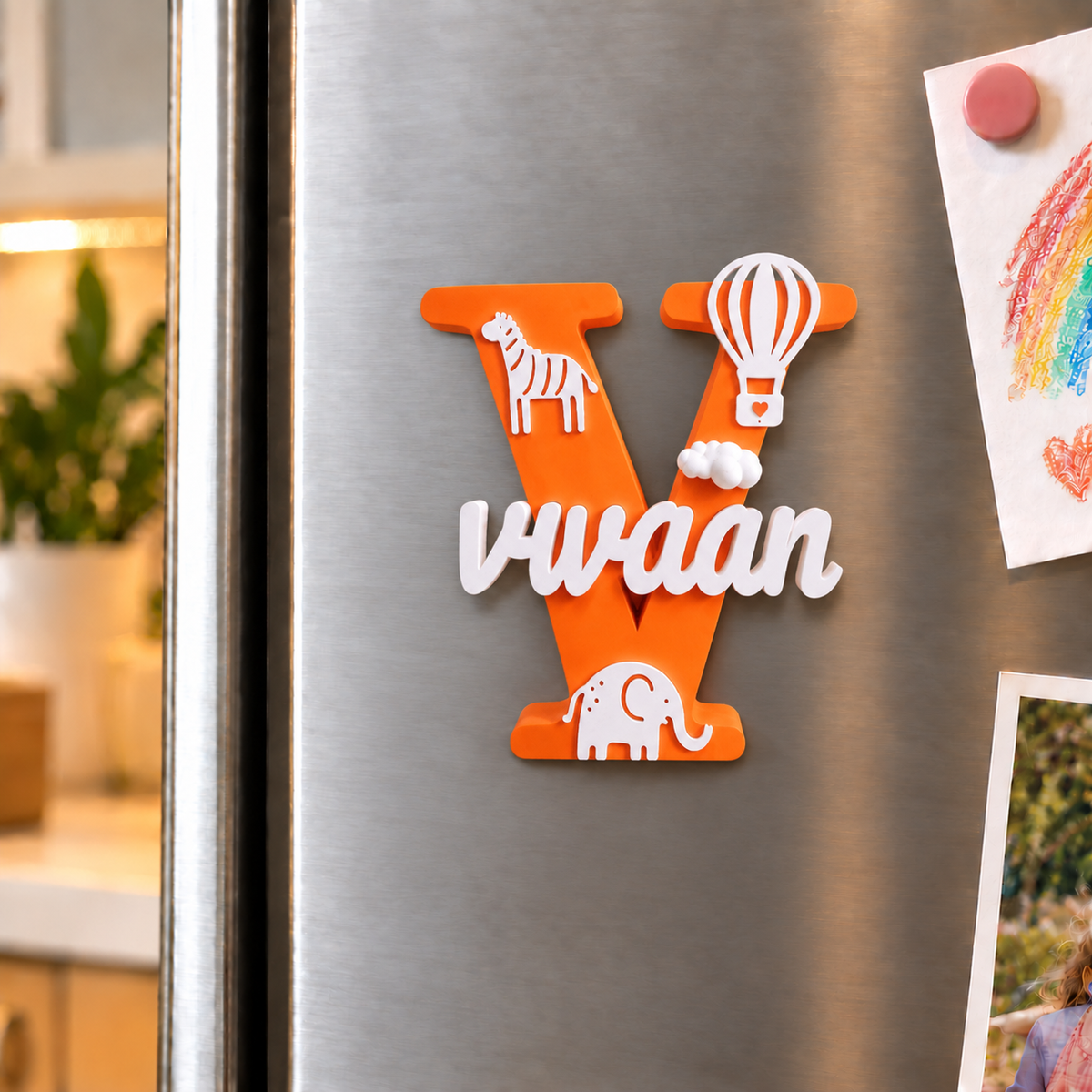 Animals 3D Printed Magnetic Name Sign