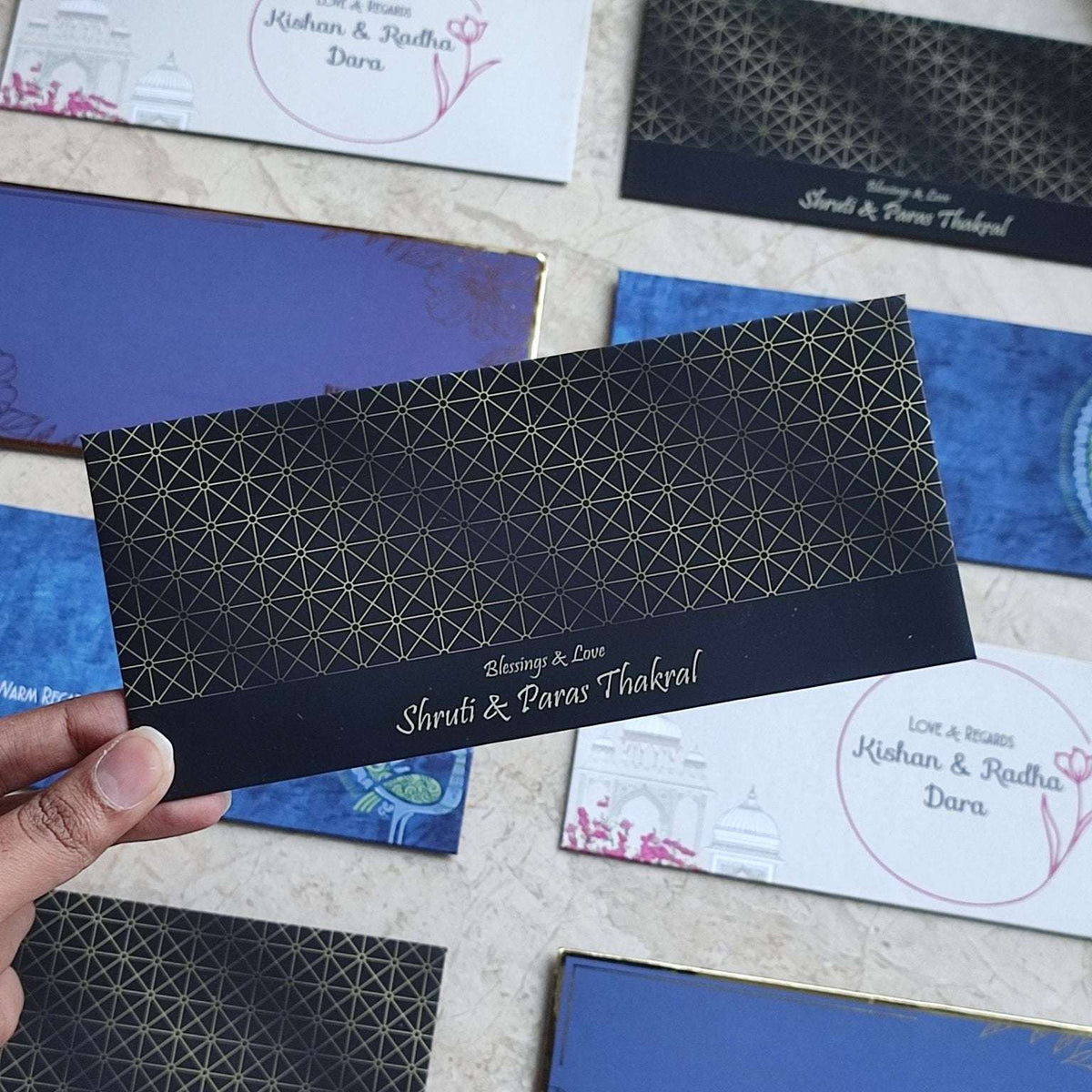 Personalised Money Envelopes - Art Deco Theme - Chatterbox Labels - Envelopes
