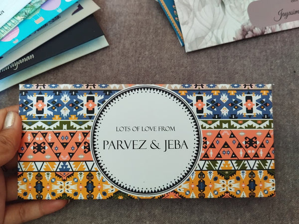 Personalised Money Envelopes - Aztec Theme - Chatterbox Labels - Envelopes