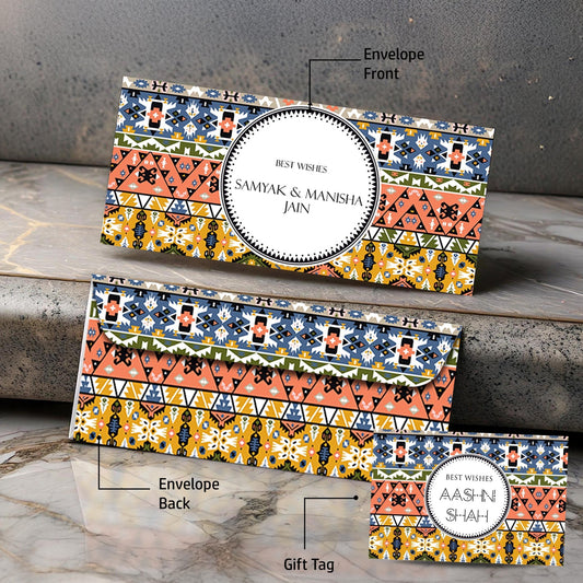 Personalised Money Envelopes - Aztec Theme - Chatterbox Labels-Envelopes