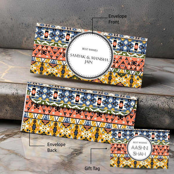 Personalised Money Envelopes - Aztec Theme - Chatterbox Labels-Envelopes