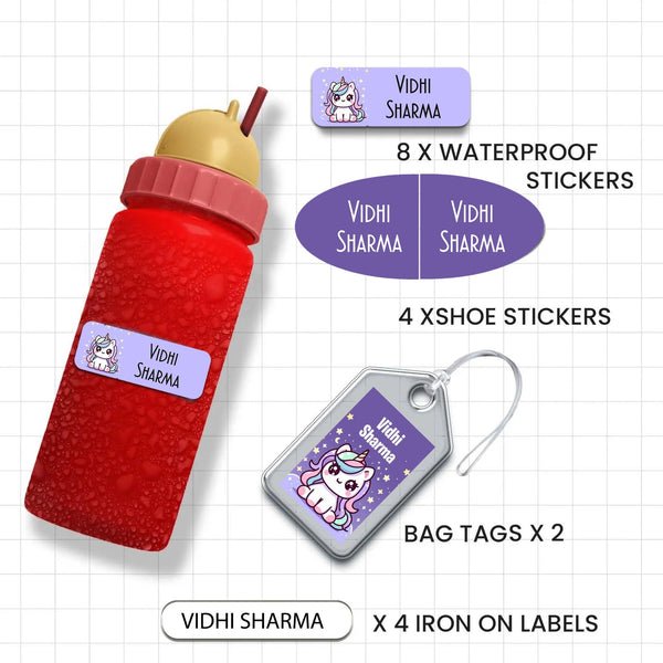 Mini Combo Label Pack - Set of 18 - GIRLS & PRINCESSES - Chatterbox Labels - Value Packs