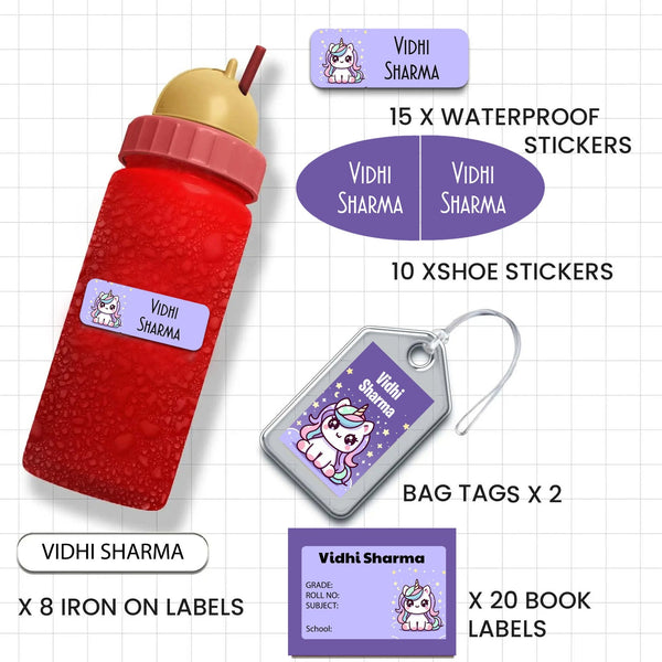 All You Need Pack - Set of 55 pieces - GIRLS & PRINCESSES - Chatterbox Labels - Value Packs