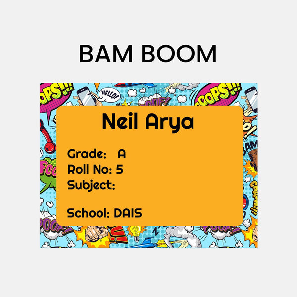 Book Labels & Stickers - SUPERHERO - Chatterbox Labels - Book Labels