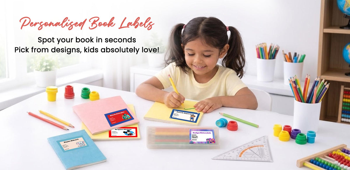 Cathedral School- Personalised Book Labels - Set of 20