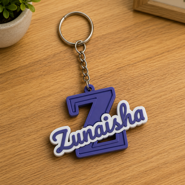 Personalised Initial & Name Keychain