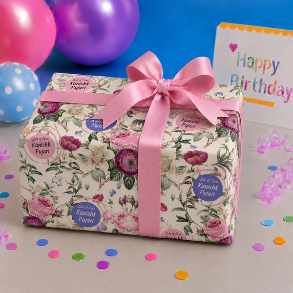 Custom Gift Wrapping Paper - Bespoke Wildflower Dream - Chatterbox Labels - Wrapping Paper