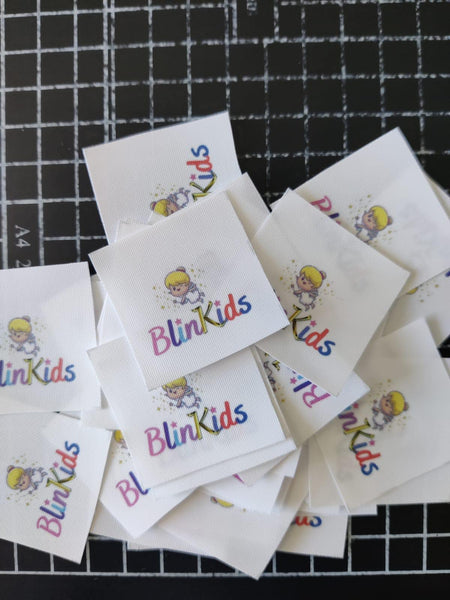 Custom Sew On Fabric Labels for Clothing