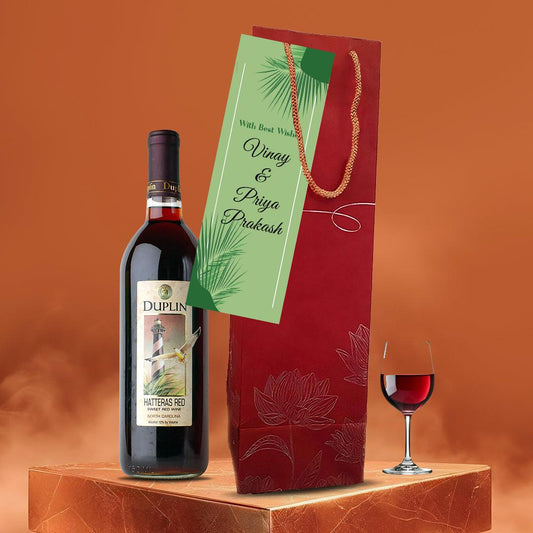 Wine Bottle Bag - Bliss in Green - Set of 5 - Chatterbox Labels - Wine Gifting