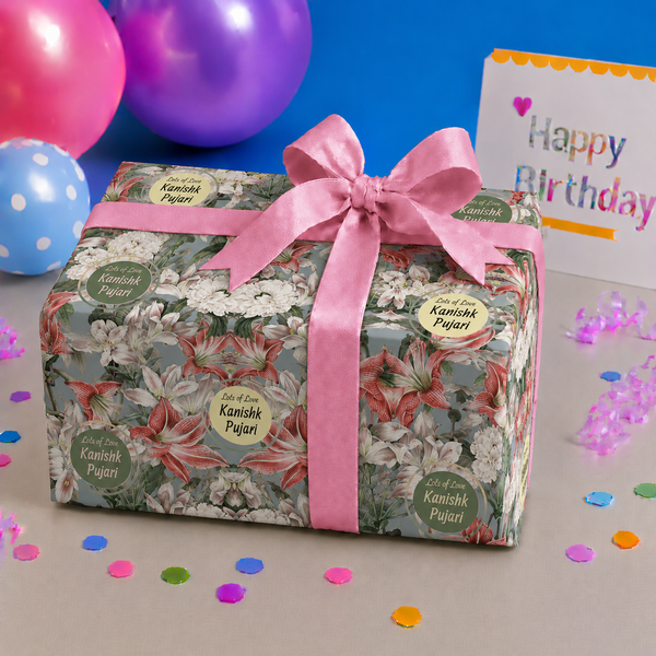 Custom Gift Wrapping Paper - Blooming Mirage - Chatterbox Labels - Wrapping Paper
