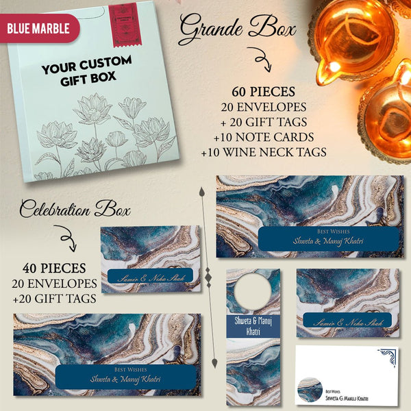 Diwali Gift Stationery Sets - Chatterbox Labels - Gift Tags