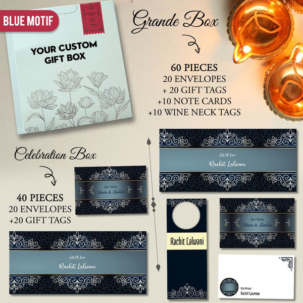 Diwali Gift Stationery Sets - Chatterbox Labels - Gift Tags