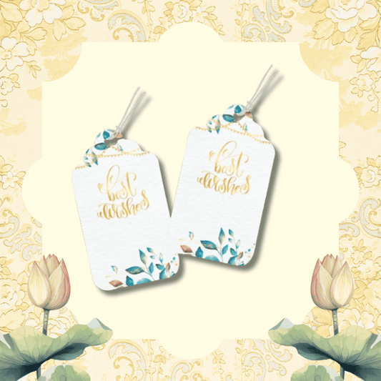 Luxe Personalized Gift Tags - Blue Splendour - Chatterbox Labels - Gift Tags