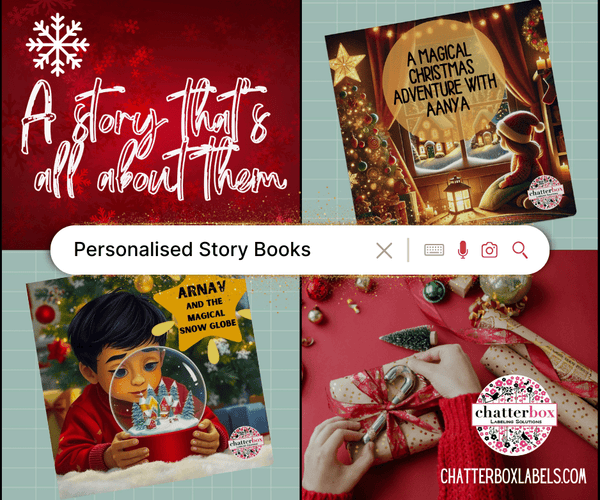 Personalised Christmas Story Books - Chatterbox Labels - Books