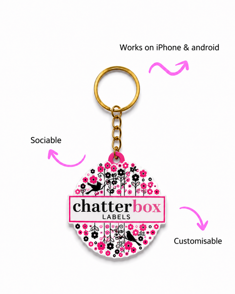 Custom 3D Printed Logo NFC Keychain – Smart Corporate Gifting