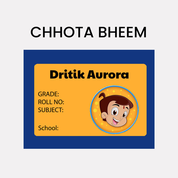 Book Labels & Stickers - CARTOON CHARACTERS - Chatterbox Labels - Book Labels