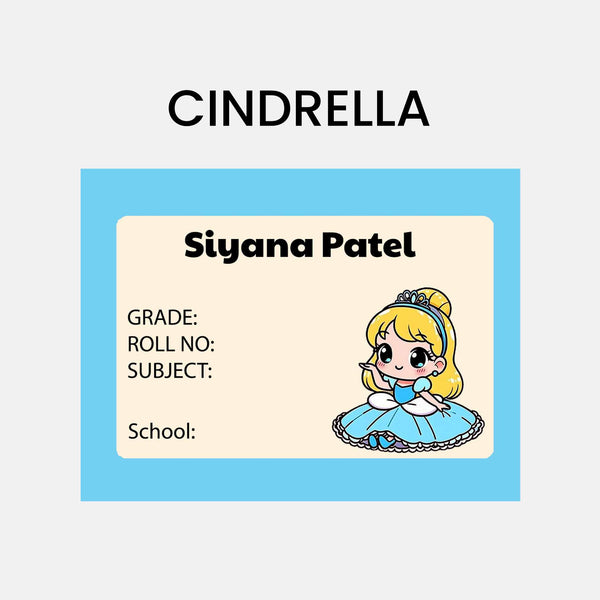 Book Labels & Stickers - GIRLS & PRINCESSES - Chatterbox Labels - Book Labels