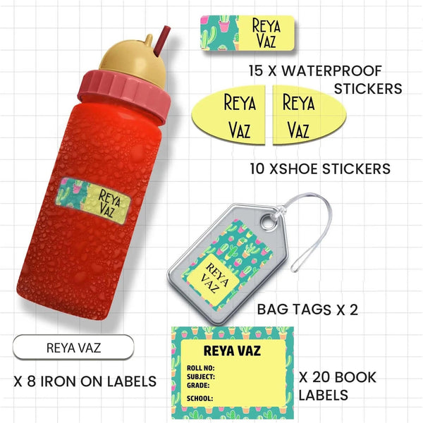 All You Need Pack - Set of 55 pieces - GIRLS & PRINCESSES - Chatterbox Labels - Value Packs