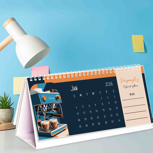 Personalised Desktop Calendar - Chatterbox Labels - Calendars