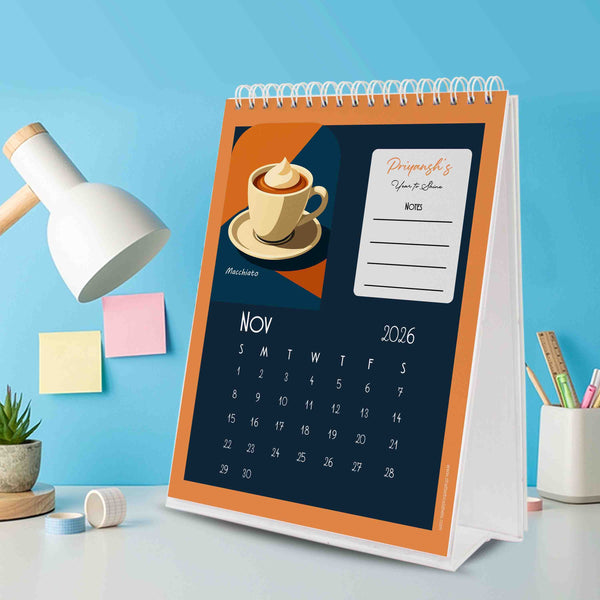 Personalised Desktop Calendar - Chatterbox Labels - Calendars