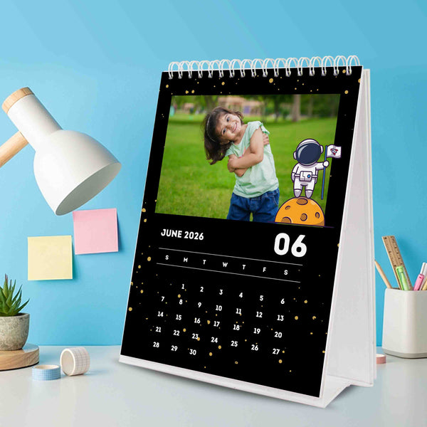 Personalised Photo Desktop Calendar - Chatterbox Labels - Calendars