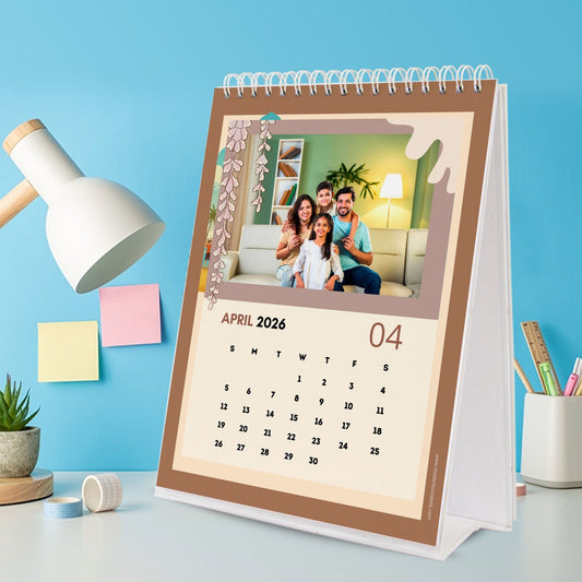 Personalised Photo Desktop Calendar - Chatterbox Labels - Calendars