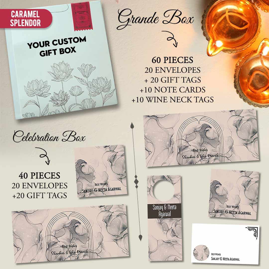 Diwali Gift Stationery Sets - Chatterbox Labels - Gift Tags