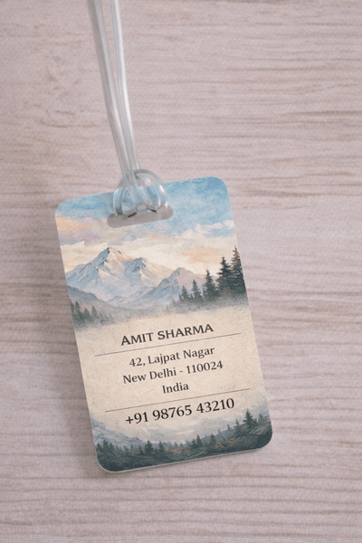 Personalized Luggage Tags - Wilderness Trail - Chatterbox Labels - Luggage Tags
