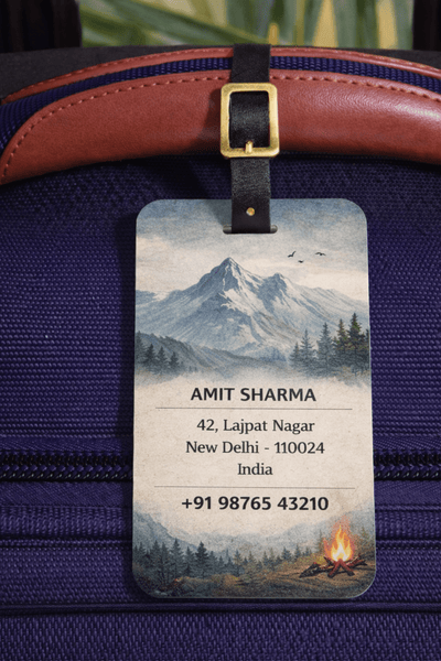 Personalized Luggage Tags - Wilderness Trail - Chatterbox Labels - Luggage Tags