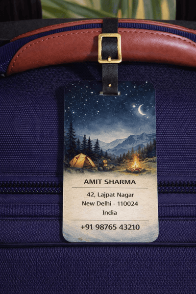 Personalized Luggage Tags - Wilderness Trail - Chatterbox Labels - Luggage Tags