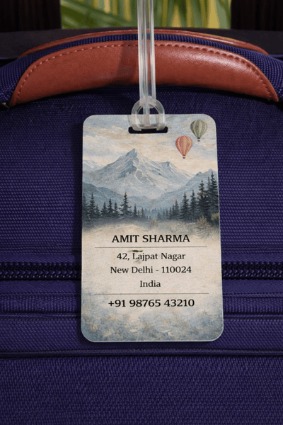 Personalized Luggage Tags - Wilderness Trail - Chatterbox Labels - Luggage Tags
