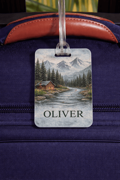 Personalized Luggage Tags - Wilderness Trail - Chatterbox Labels - Luggage Tags