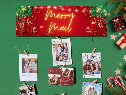 Christmas Merry Mail - Chatterbox Labels - Christmas Decorations