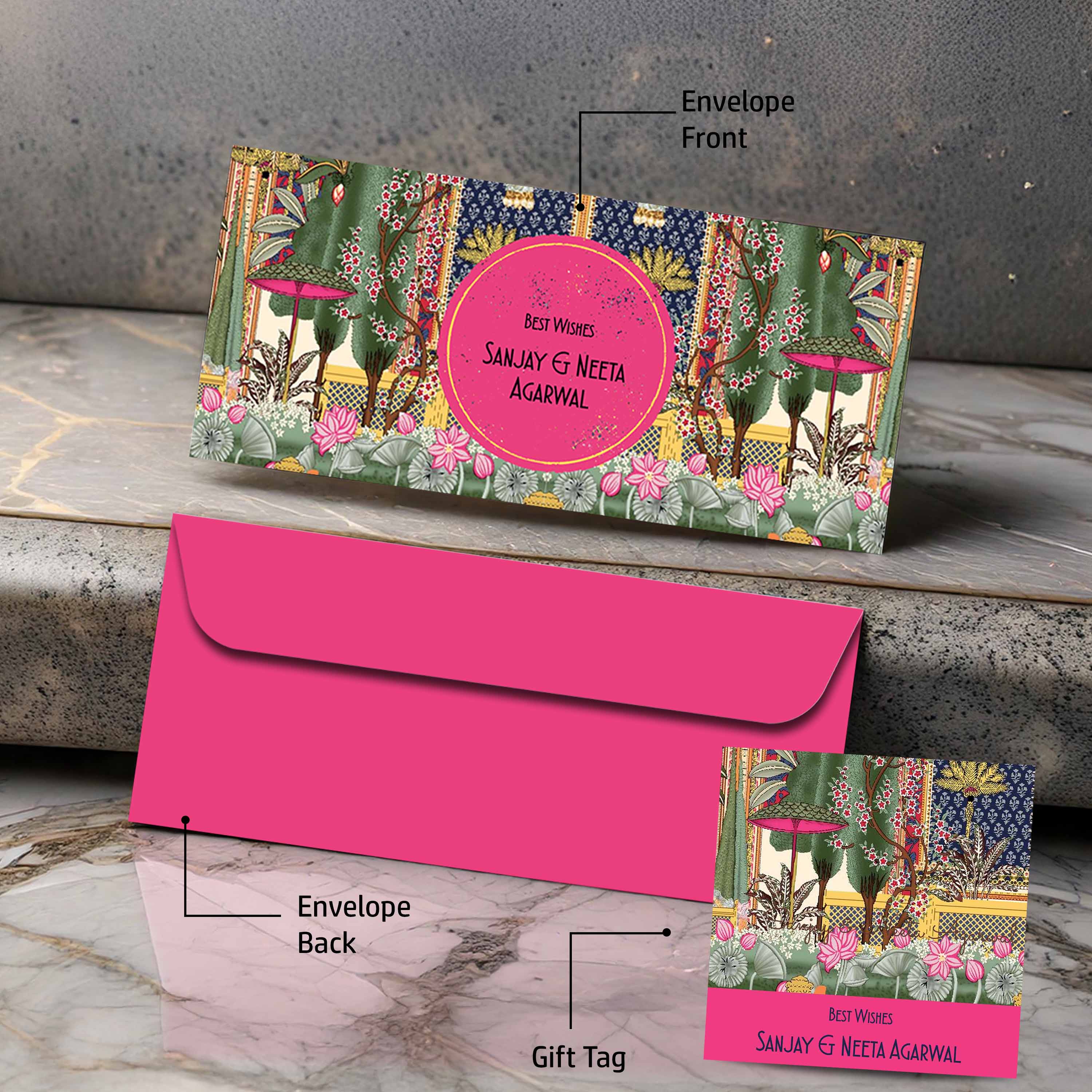 Personalised Money Envelopes - Colour Burst