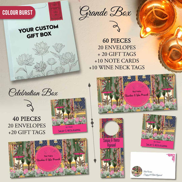 Diwali Gift Stationery Sets - Chatterbox Labels - Gift Tags